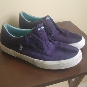 Polo by Ralph Lauren blue canvas shoes